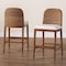 Bali & Pari Nadim Modern Bohemian Natural Seagrass and Acacia Wood 2-Piece Counter Stool Set, PR 242-2PC-13488-ZORO - alternate 8